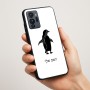 כיסוי בעיצוב אישי עם השם שלך לדגם - Motorola G96 בעיצוב פינגווין