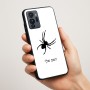 כיסוי בעיצוב אישי עם השם שלך לדגם - Motorola G96 בעיצוב עכביש