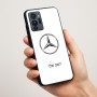 כיסוי בעיצוב אישי עם השם שלך לדגם - Motorola G96 בעיצוב מרצדס-בנץ