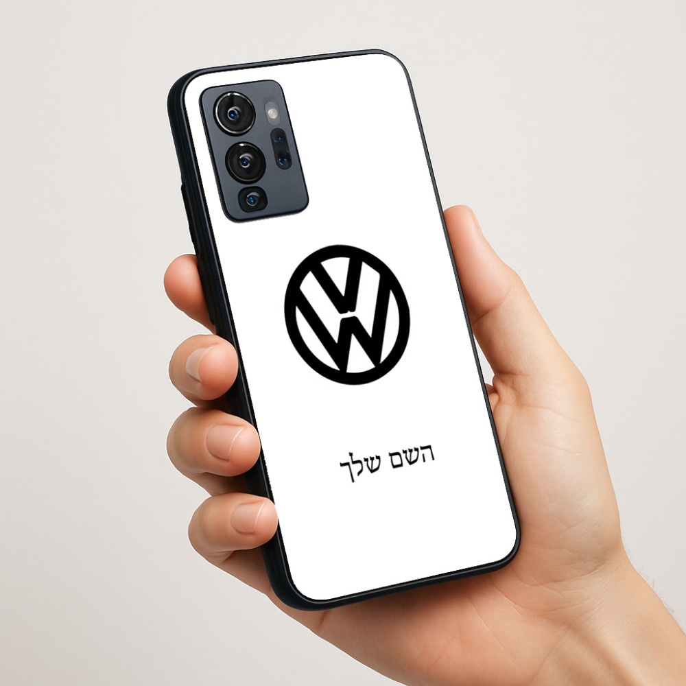 כיסוי בעיצוב אישי עם השם שלך לדגם - Motorola G96 בעיצוב פולקסווגן