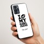 כיסוי בעיצוב אישי עם השם שלך לדגם - Motorola G96 בעיצוב לנשק את החברה שלי