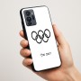 כיסוי בעיצוב אישי עם השם שלך לדגם - Motorola G96 בעיצוב אולימפי