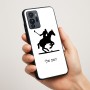 כיסוי בעיצוב אישי עם השם שלך לדגם - Motorola G96 בעיצוב שחקן פולו - סוס