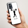 כיסוי בעיצוב אישי עם השם שלך לדגם - Motorola G96 בעיצוב הרמת משקולות