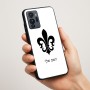 כיסוי בעיצוב אישי עם השם שלך לדגם - Motorola G96 בעיצוב פרחי פרחים - צרפת