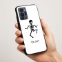 כיסוי בעיצוב אישי עם השם שלך לדגם - Motorola G96 בעיצוב סקלטון