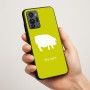 כיסוי בעיצוב אישי עם השם שלך לדגם - Motorola G96 בעיצוב חזיר