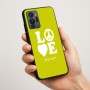 כיסוי בעיצוב אישי עם השם שלך לדגם - Motorola G96 בעיצוב אהבה