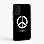 כיסוי בעיצוב אישי עם השם שלך לדגם - Motorola Moto E15 4G בעיצוב סמל השלום