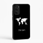 כיסוי בעיצוב אישי עם השם שלך לדגם - Motorola Moto E15 4G בעיצוב מפת העולם