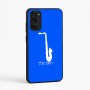 כיסוי בעיצוב אישי עם השם שלך לדגם - Motorola Moto E15 4G בעיצוב סקסופון