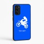 כיסוי בעיצוב אישי עם השם שלך לדגם - Motorola Moto E15 4G בעיצוב מוטוקרוס