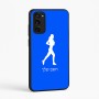 כיסוי בעיצוב אישי עם השם שלך לדגם - Motorola Moto E15 4G בעיצוב רץ רץ אישה