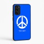 כיסוי בעיצוב אישי עם השם שלך לדגם - Motorola Moto E15 4G בעיצוב סמל השלום