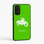 כיסוי בעיצוב אישי עם השם שלך לדגם - Motorola Moto E15 4G בעיצוב הארלי-דיווידסון