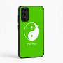 כיסוי בעיצוב אישי עם השם שלך לדגם - Motorola Moto E15 4G בעיצוב סמל יינג יאנג