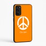 כיסוי בעיצוב אישי עם השם שלך לדגם - Motorola Moto E15 4G בעיצוב סמל השלום