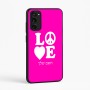 כיסוי בעיצוב אישי עם השם שלך לדגם - Motorola Moto E15 4G בעיצוב אהבה