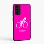 כיסוי בעיצוב אישי עם השם שלך לדגם - Motorola Moto E15 4G בעיצוב אופניים אולימפיים