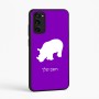 כיסוי בעיצוב אישי עם השם שלך לדגם - Motorola Moto E15 4G בעיצוב קרנף