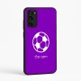 כיסוי בעיצוב אישי עם השם שלך לדגם - Motorola Moto E15 4G בעיצוב כדורגל כדור כדורגל