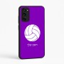 כיסוי בעיצוב אישי עם השם שלך לדגם - Motorola Moto E15 4G בעיצוב כדור כדורעף