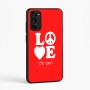 כיסוי בעיצוב אישי עם השם שלך לדגם - Motorola Moto E15 4G בעיצוב אהבה