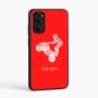 כיסוי בעיצוב אישי עם השם שלך לדגם - Motorola Moto E15 4G בעיצוב רוכב טרקטורונים