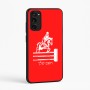 כיסוי בעיצוב אישי עם השם שלך לדגם - Motorola Moto E15 4G בעיצוב רוכב סוסים