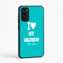 כיסוי בעיצוב אישי עם השם שלך לדגם - Motorola Moto E15 4G בעיצוב אוהב את החברה שלי