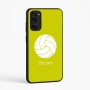 כיסוי בעיצוב אישי עם השם שלך לדגם - Motorola Moto E15 4G בעיצוב כדור כדורעף