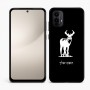 כיסוי בעיצוב אישי עם השם שלך לדגם - Motorola Moto E15 4G בעיצוב צבי