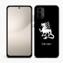 כיסוי בעיצוב אישי עם השם שלך לדגם - Motorola Moto E15 4G בעיצוב דרקון