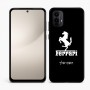 כיסוי בעיצוב אישי עם השם שלך לדגם - Motorola Moto E15 4G בעיצוב פרארי