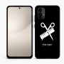 כיסוי בעיצוב אישי עם השם שלך לדגם - Motorola Moto E15 4G בעיצוב מעצב שיער