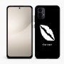 כיסוי בעיצוב אישי עם השם שלך לדגם - Motorola Moto E15 4G בעיצוב שפתיים - נשיקה