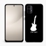 כיסוי בעיצוב אישי עם השם שלך לדגם - Motorola Moto E15 4G בעיצוב גיטרה