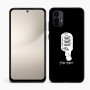 כיסוי בעיצוב אישי עם השם שלך לדגם - Motorola Moto E15 4G בעיצוב מיקרופון