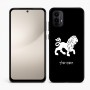 כיסוי בעיצוב אישי עם השם שלך לדגם - Motorola Moto E15 4G בעיצוב מזלות - אריה