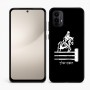 כיסוי בעיצוב אישי עם השם שלך לדגם - Motorola Moto E15 4G בעיצוב רוכב סוסים