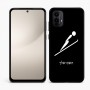 כיסוי בעיצוב אישי עם השם שלך לדגם - Motorola Moto E15 4G בעיצוב קפיצת סקי אולימפית