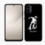 כיסוי בעיצוב אישי עם השם שלך לדגם - Motorola Moto E15 4G בעיצוב ילד סקייטבורד
