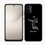 כיסוי בעיצוב אישי עם השם שלך לדגם - Motorola Moto E15 4G בעיצוב שחקן כדורעף