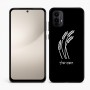 כיסוי בעיצוב אישי עם השם שלך לדגם - Motorola Moto E15 4G בעיצוב חיטה גלית זהב