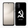 כיסוי בעיצוב אישי עם השם שלך לדגם - Motorola Moto E15 4G בעיצוב פטיש ומגל