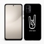 כיסוי בעיצוב אישי עם השם שלך לדגם - Motorola Moto E15 4G בעיצוב יד סלע