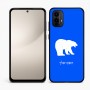 כיסוי בעיצוב אישי עם השם שלך לדגם - Motorola Moto E15 4G בעיצוב דוב