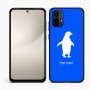 כיסוי בעיצוב אישי עם השם שלך לדגם - Motorola Moto E15 4G בעיצוב פינגווין