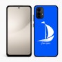 כיסוי בעיצוב אישי עם השם שלך לדגם - Motorola Moto E15 4G בעיצוב סירה
