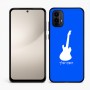כיסוי בעיצוב אישי עם השם שלך לדגם - Motorola Moto E15 4G בעיצוב גיטרה